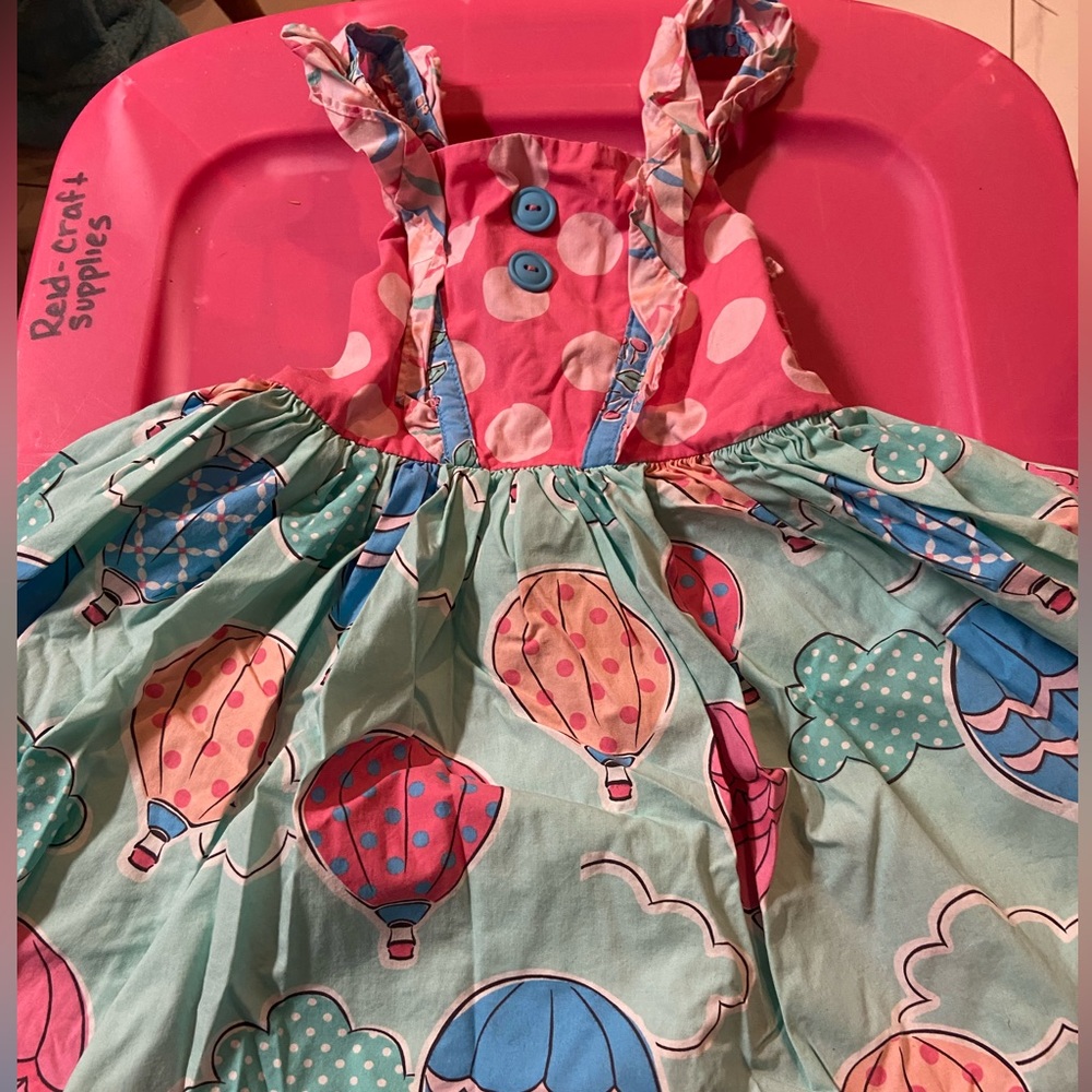 Hot air balloon dress 4-5